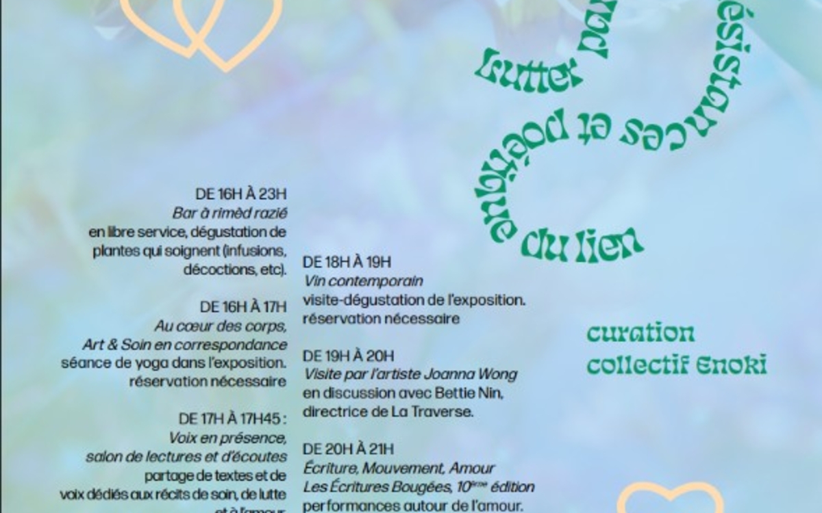 Voix en présence, Salon de lectures et d’écoutes autour de l’exposition « Lutter par le soin », au Salon Bleu