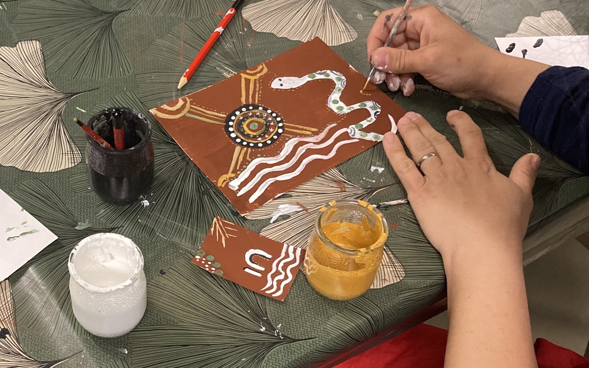 Atelier d'initiation à la peinture Aborigène d'Australie
