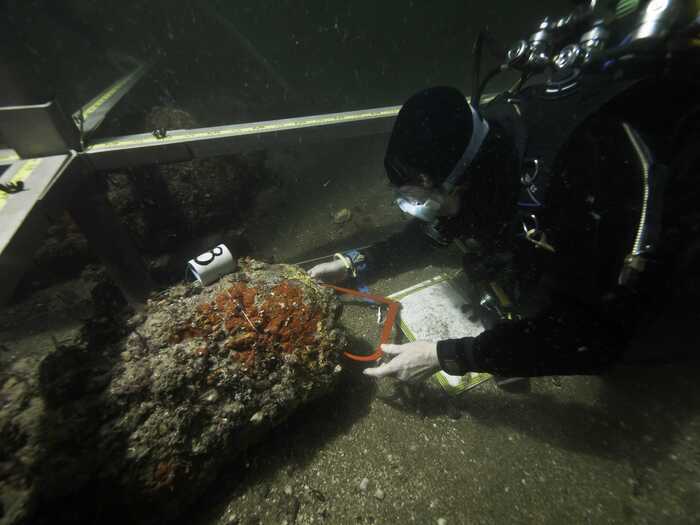 Archéologie sous-marine en baie de Saint-Malo