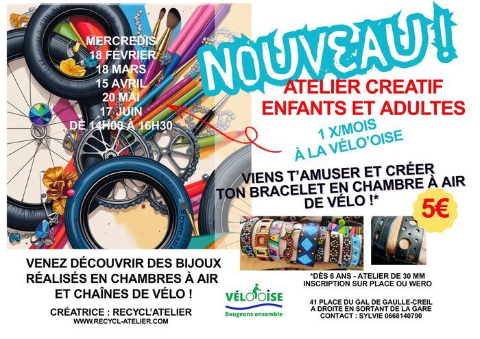Recycl'Atelier - Atelier créatif pour les enfants et les adultes le 17/6