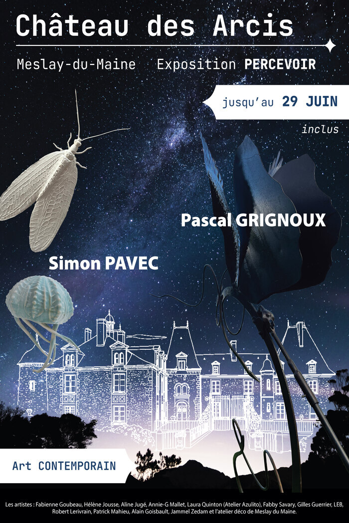 « PERCEVOIR » : Exposition d’Art contemporain participative et inclusive :
Parce qu’une œuvre d’art ne se perçoit pas qu’avec les yeux …