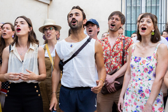 Chorale tout le monde peut chanter à l'Hôtel de la Marine
