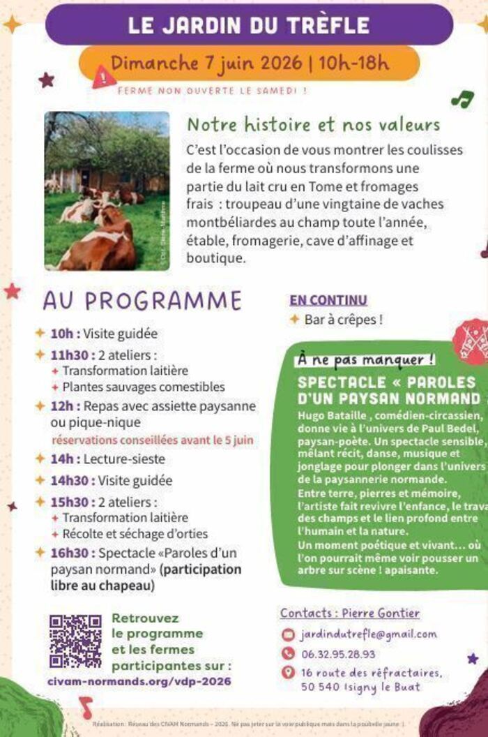 CIVAM Vachement dépaysant - Le jardin du Trèfle