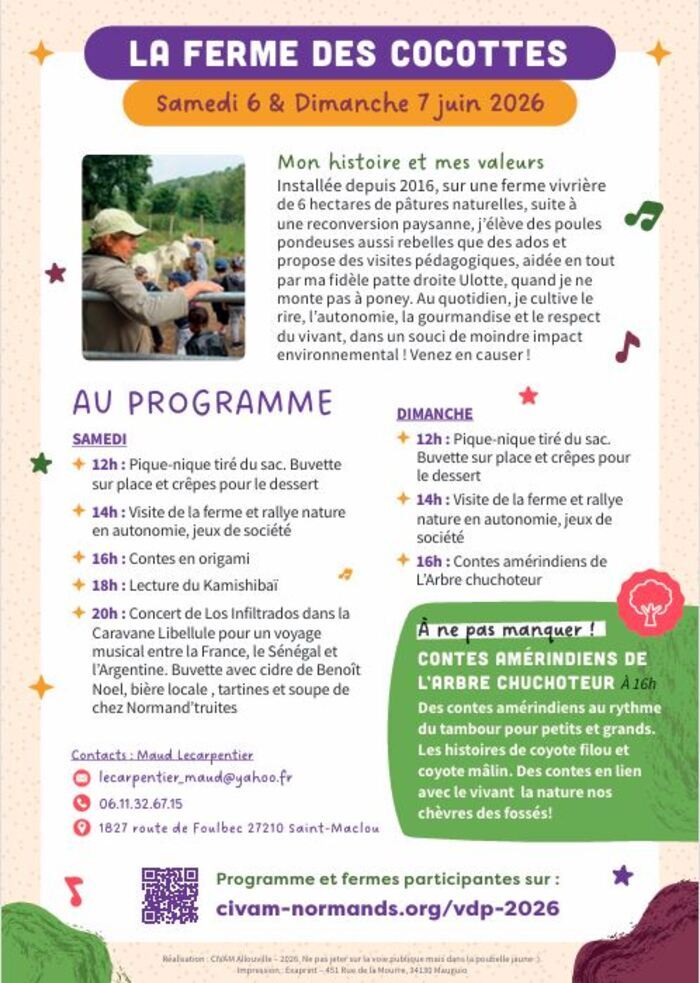 CIVAM Vachement dépaysant - La ferme des Cocottes