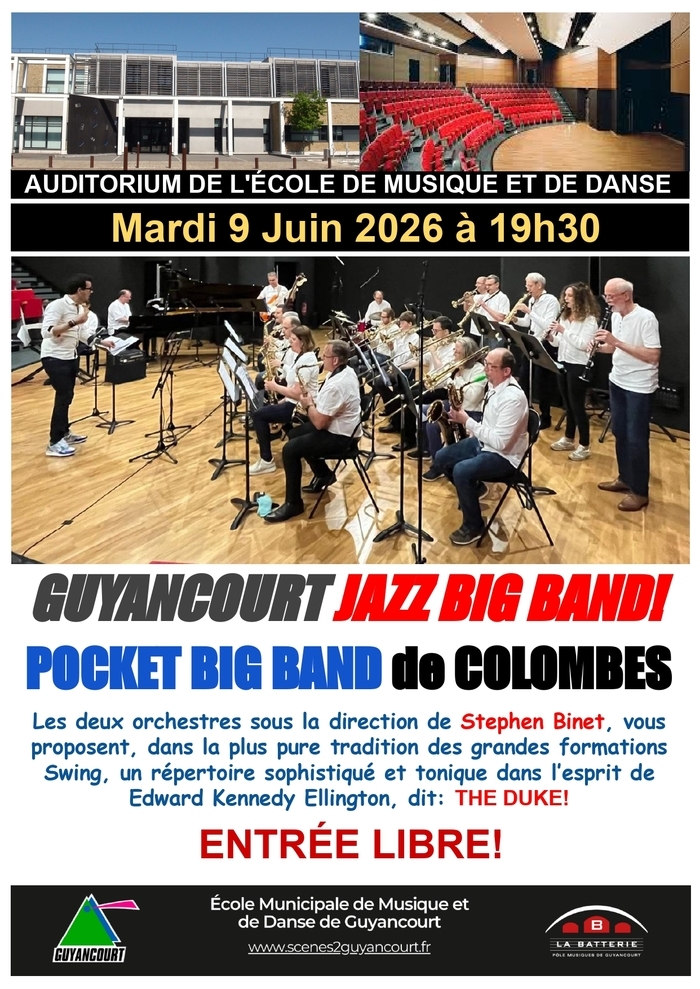 GUYANCOURT JAZZ BIG BAND! + POCKET BIG BAND