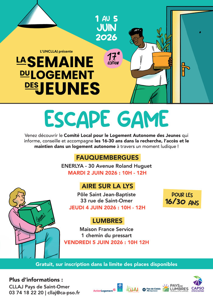 Escape Game Logement, à Aire sur la Lys