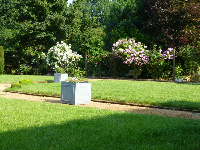 Visite d'une suite de jardins autour d'un manoir du XIII et XIV siècle