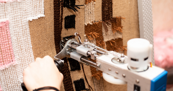 Atelier de tissage artisanal