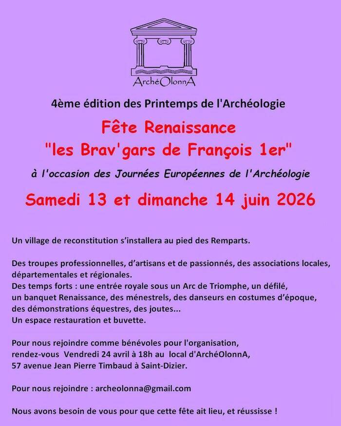 Fête Renaissance "Les brav' gars de François 1er"