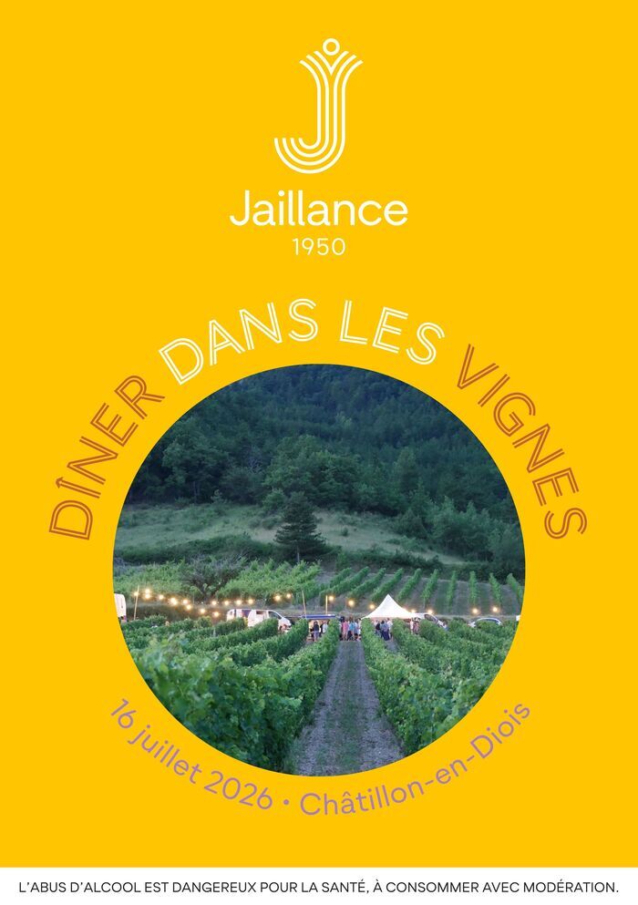 Dîner dans les vignes Jaillance