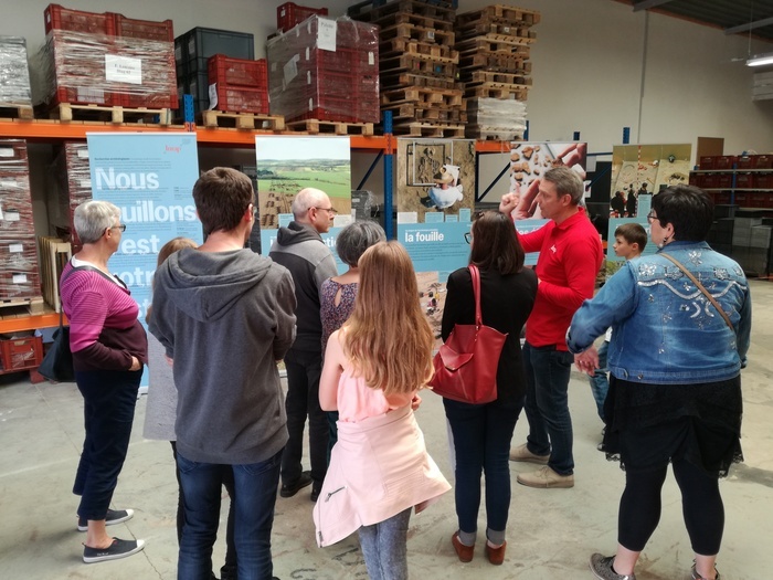 Visites du centre de recherches archéologiques Inrap d'Achicourt
