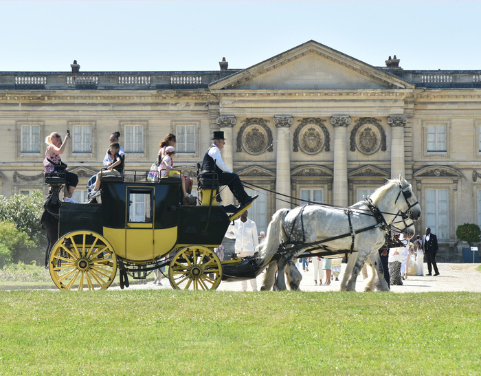 Promenade en attelage dans le parc du château de Compiègne