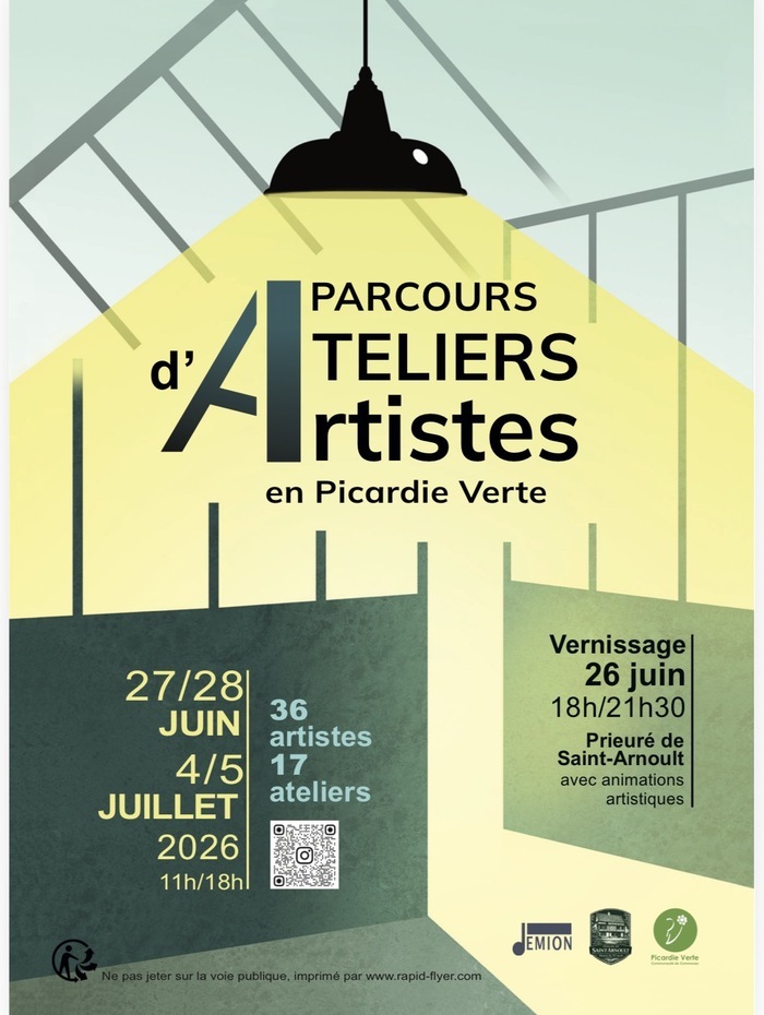 Tours et détours en Picardie Verte : Parcours d’Ateliers d’Artistes