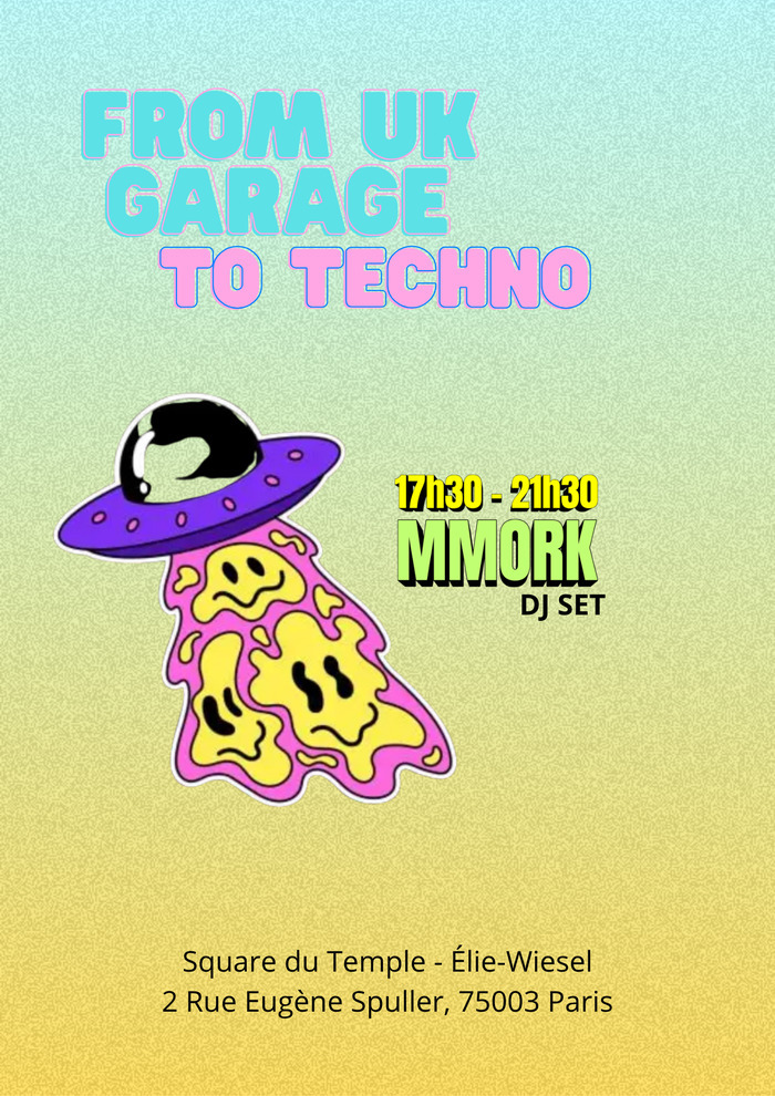 DJ set UK garage to techno