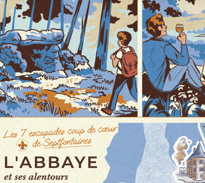 Inauguration des 7 escapades coup de coeur de Septfontaines, en présence de l'illustratrice