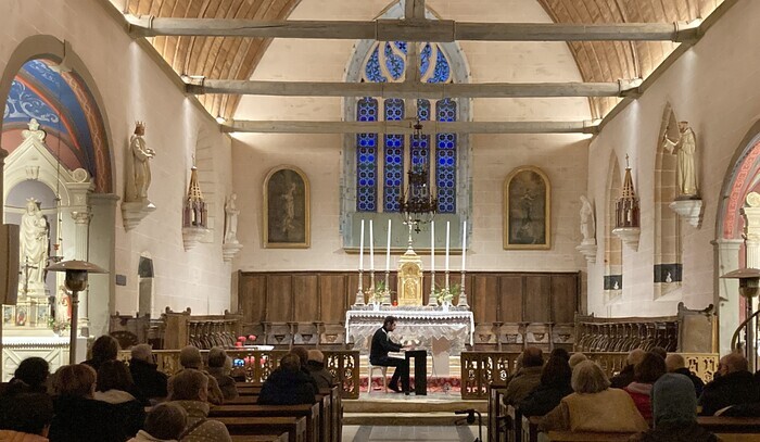 Concert de piano à Lavardin