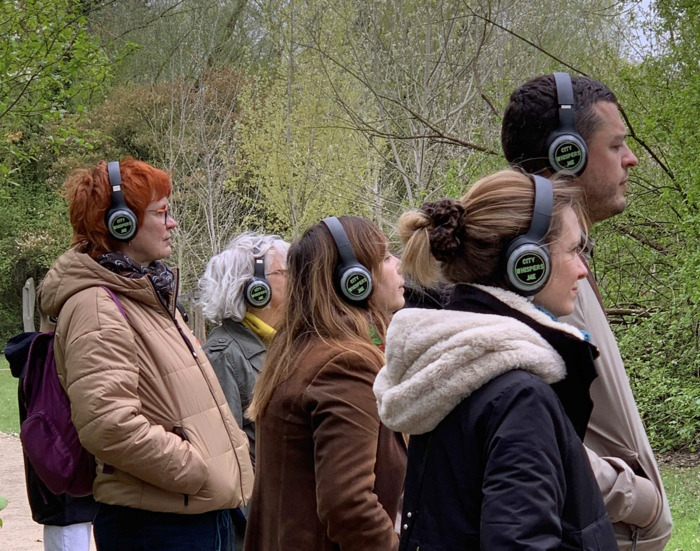 Parcours sonore immersif au Jardin Vauban par CityWhispers