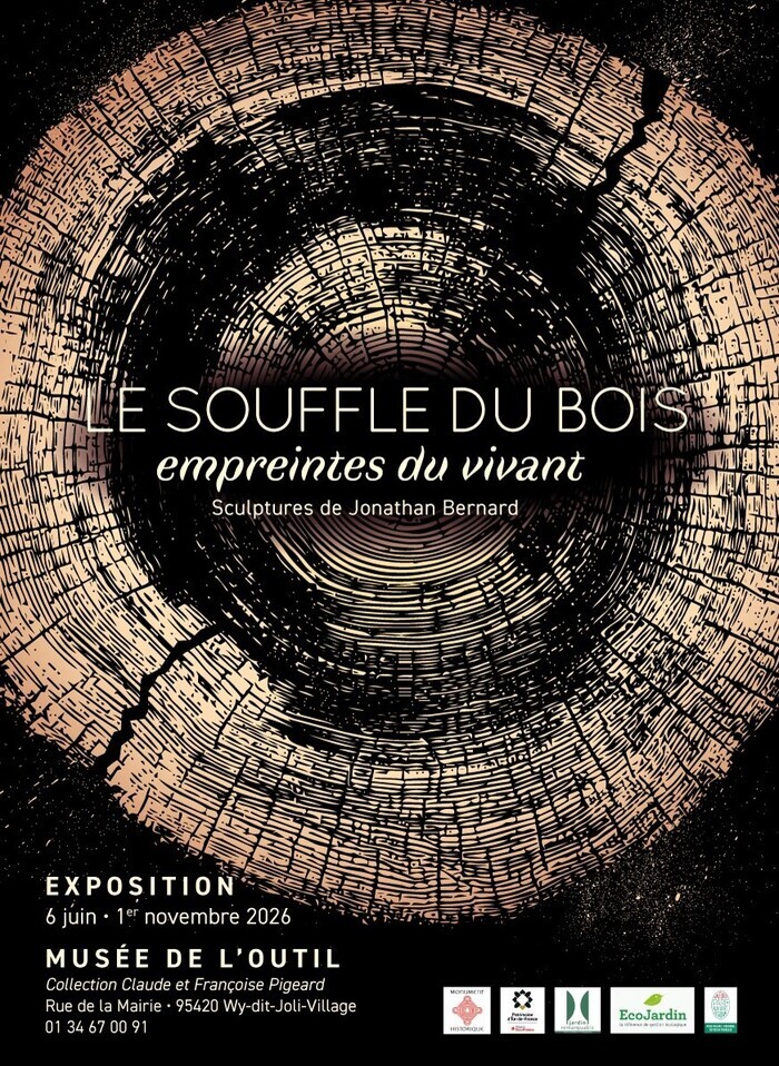 Inauguration de l’exposition "Le Souffle du bois, Empreintes du vivant dans le jardin." en présence de l’artiste