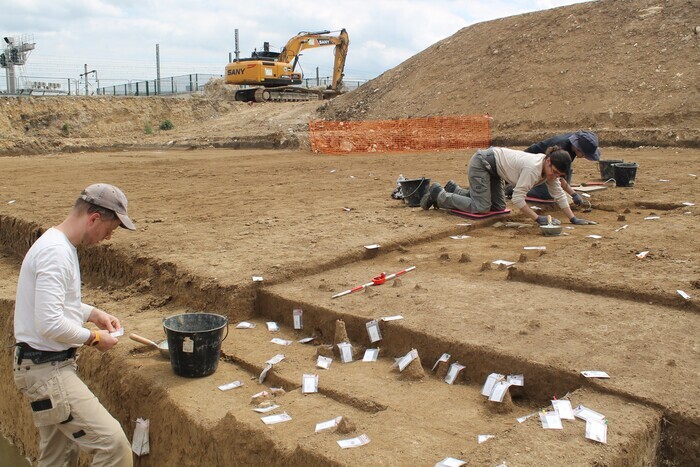 Portes-ouvertes du chantier de fouilles archéologiques Inrap - Site préhistorique à Vitry-sur-Seine (94)