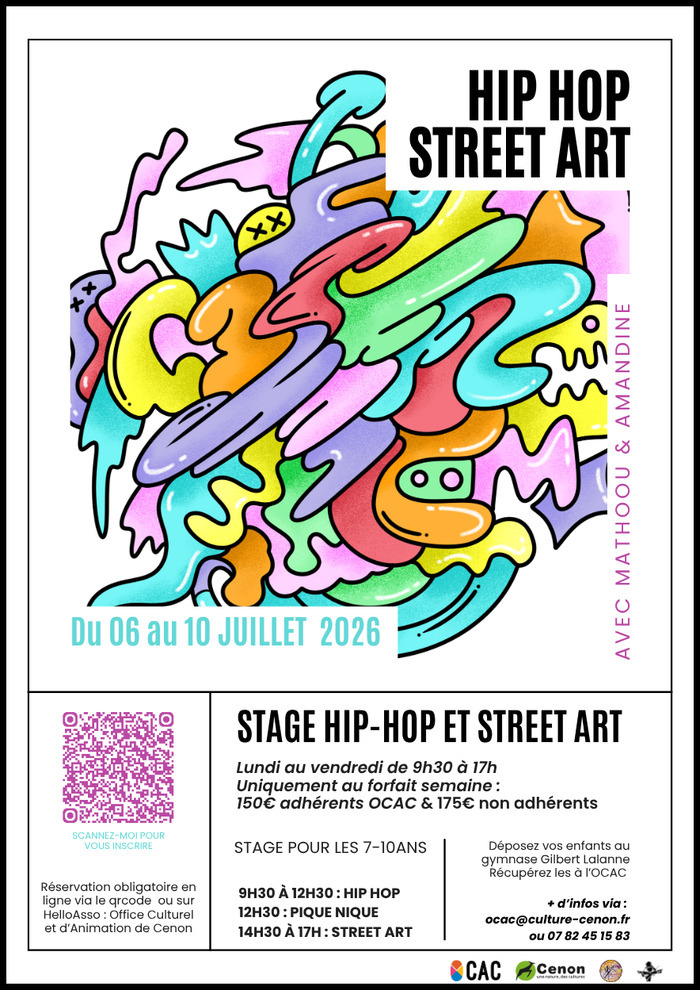 STAGE DE HIP HOP ET STREET ART