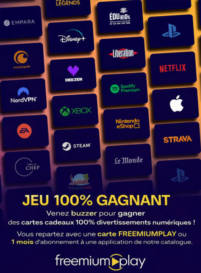 JEU 100% GAGNANT - gagnez vos abonnements numériques