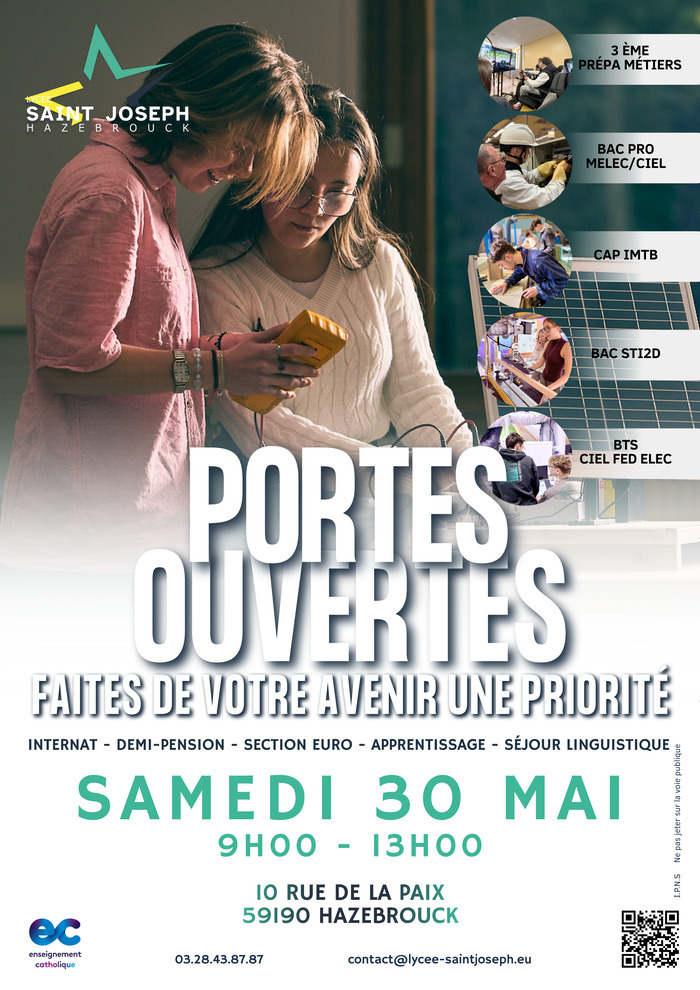 Portes Ouvertes Lycée Professionnel et Technique Saint Joseph