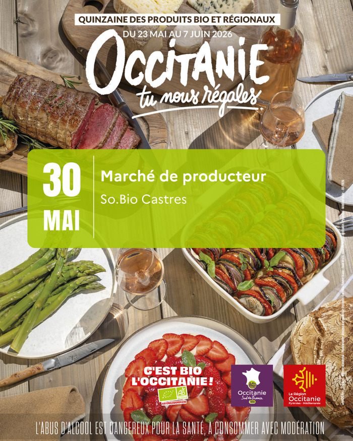Marché de producteurs devant So Bio Castres