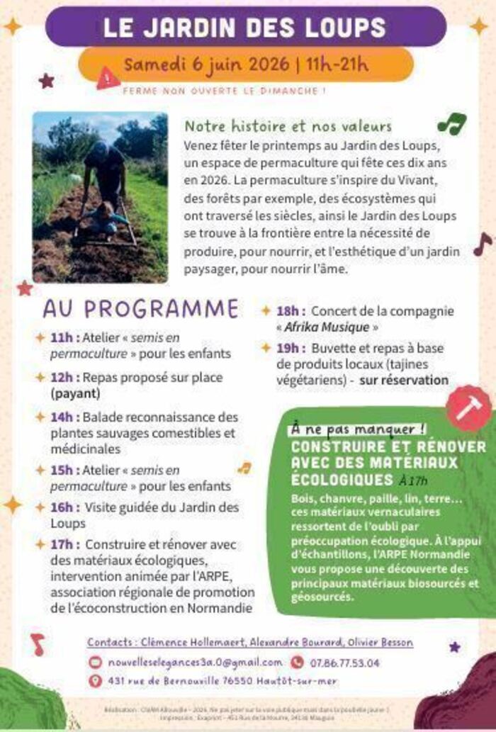 CIVAM Vachement dépaysant - Le jardin des loups