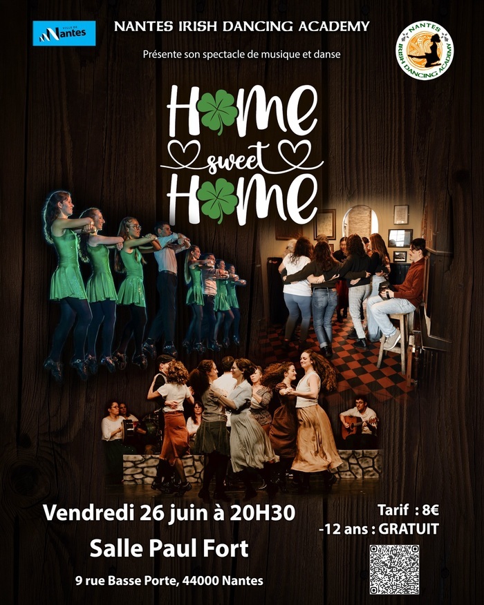 Spectacle de musique et danse irlandaises "HOME SWEET HOME"