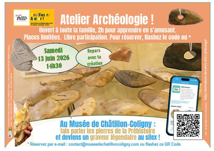 Rencontres sur les chemins de la Préhistoire ! Conférence & atelier ludique pour toute la famille
