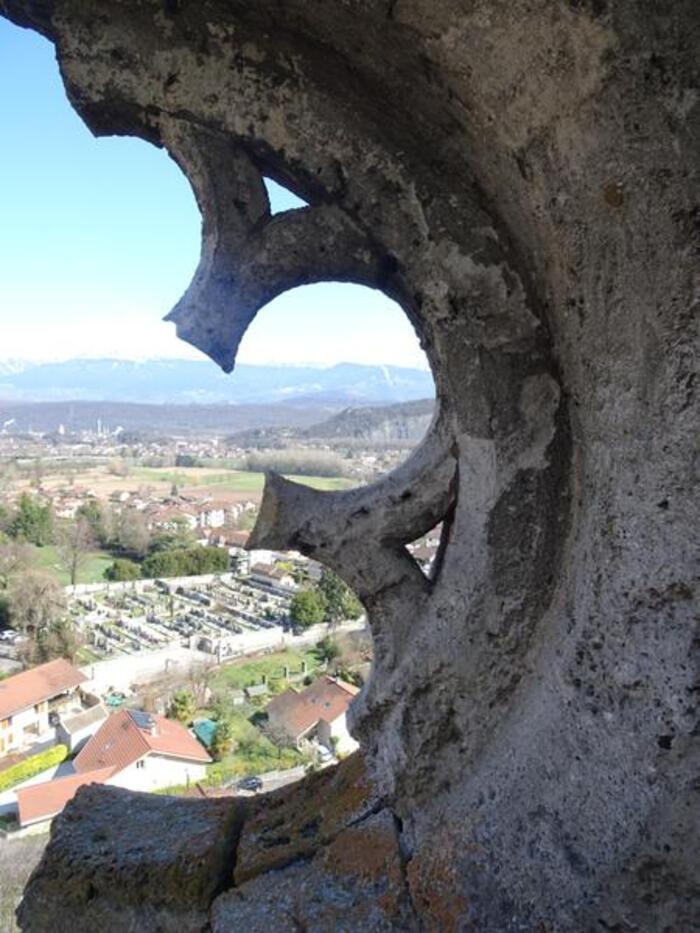 Visite des vestiges du château de Claix