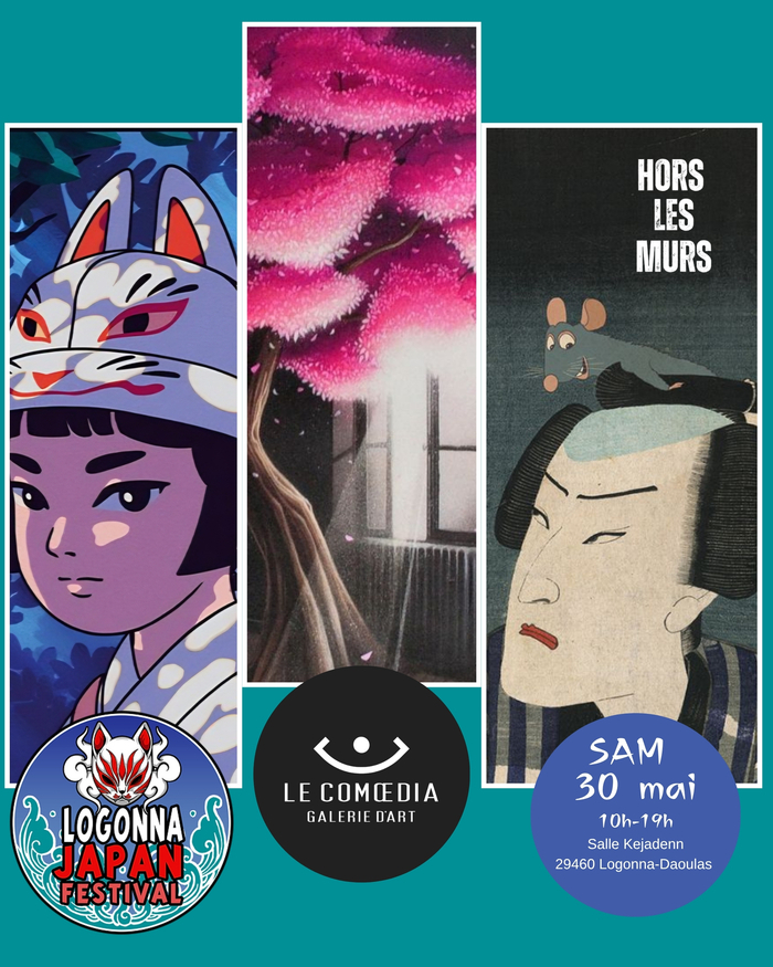 La Galerie d’Art Le Comoedia fait escale au Japan Festival de Logonna-Daoulas