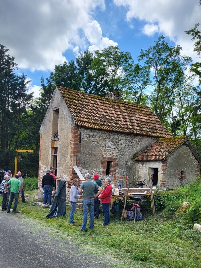 Visite du chantier du fournil de Latingy