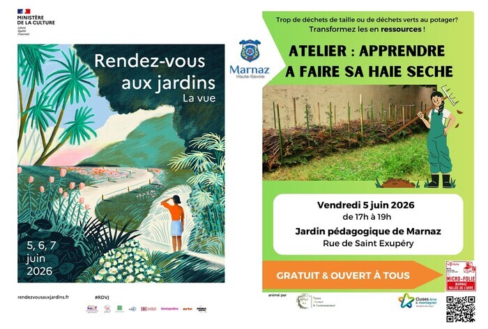 Atelier : apprendre à faire sa haie sèche