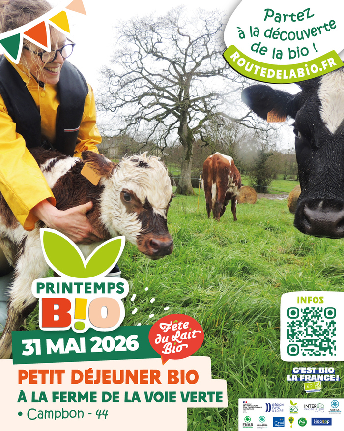 Petit déjeuner Bio à la Ferme la Voie Verte !