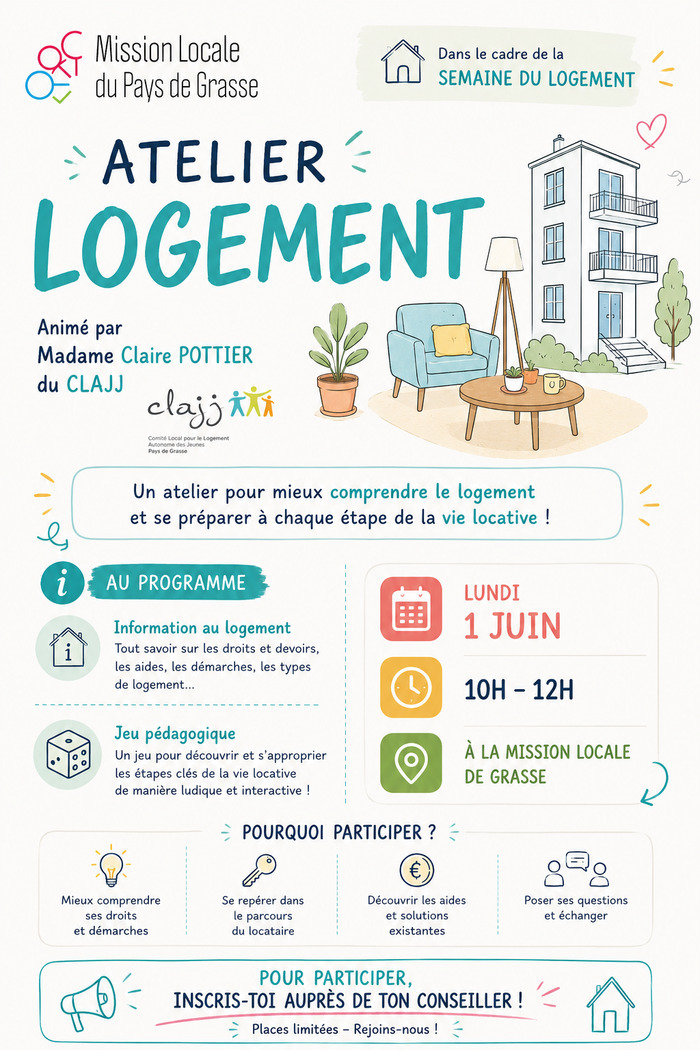 Atelier Logement animé par le CLLAJ