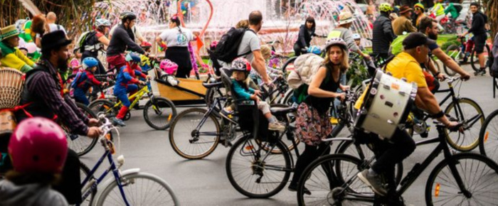Balade à vélo vers le Festival Eclats de Rue