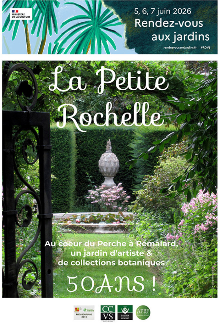 Rendez-vous au Jardin la Petite Rochelle à Rémalard dans le Perche qui fête ses 50 ans !