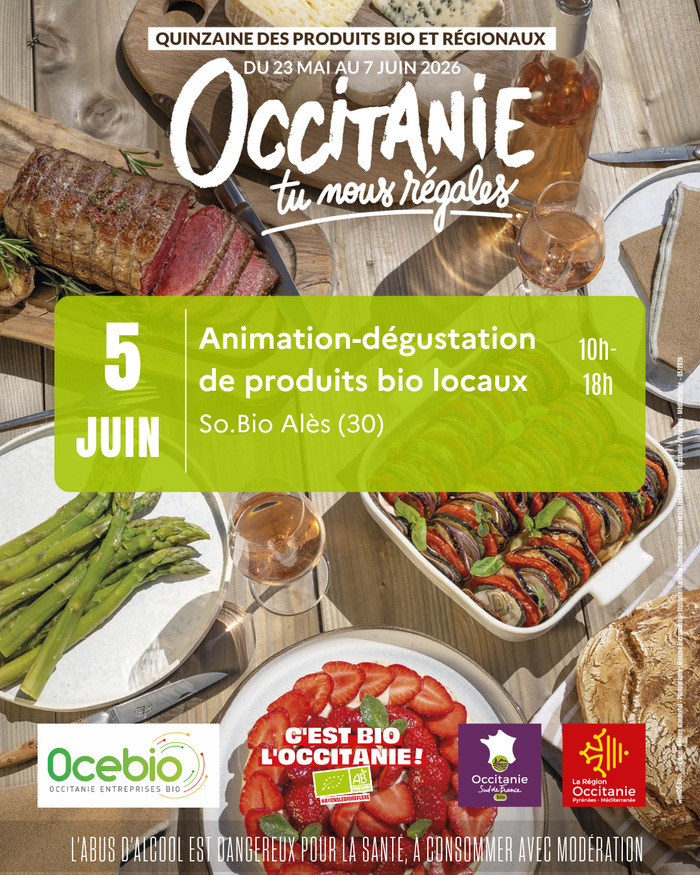 Animation-dégustation à So.bio Alès
