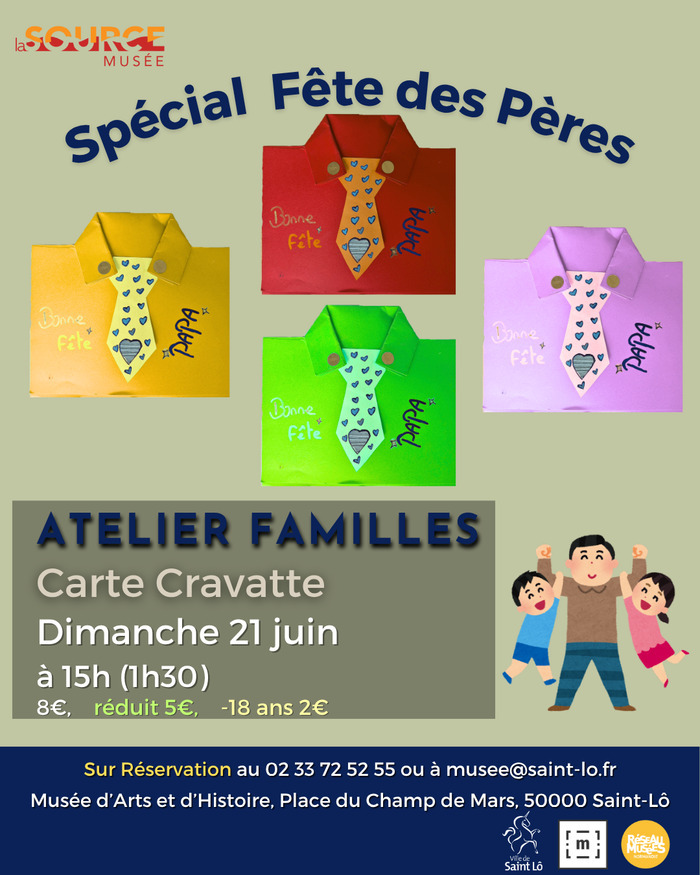 Atelier famille "Carte Cravatte"