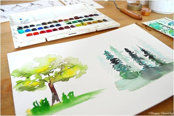 Découverte de l'art de l'aquarelle