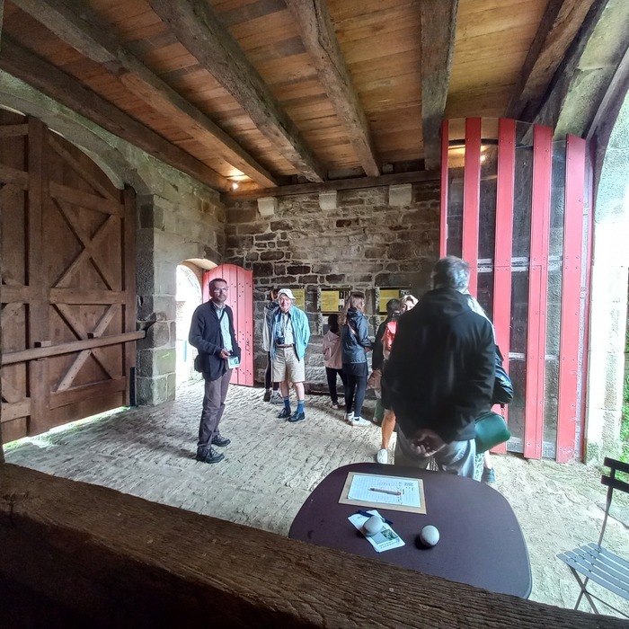 Visite de l'ancien Auditoire de Justice seigneurial de Priziac