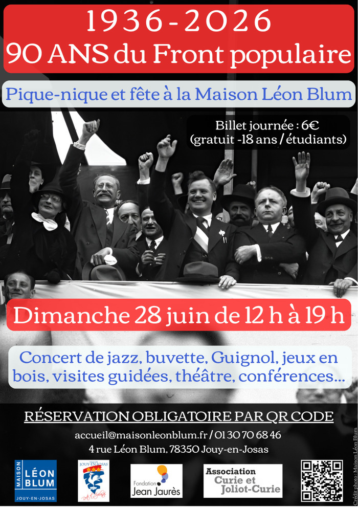 1936 - 2026 : les 90 ans du Front populaire à la Maison Léon Blum