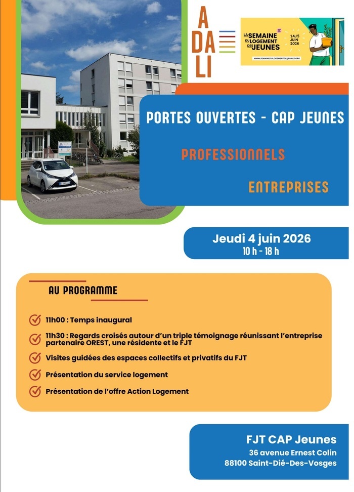 Portes Ouvertes du FJT CAP Jeunes