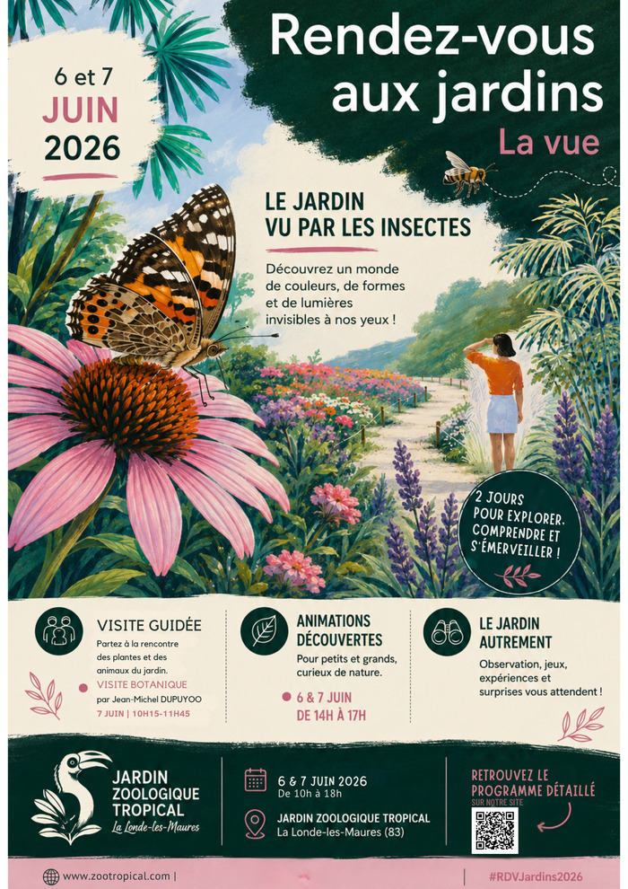 Atelier découverte : le jardin vu par les insectes