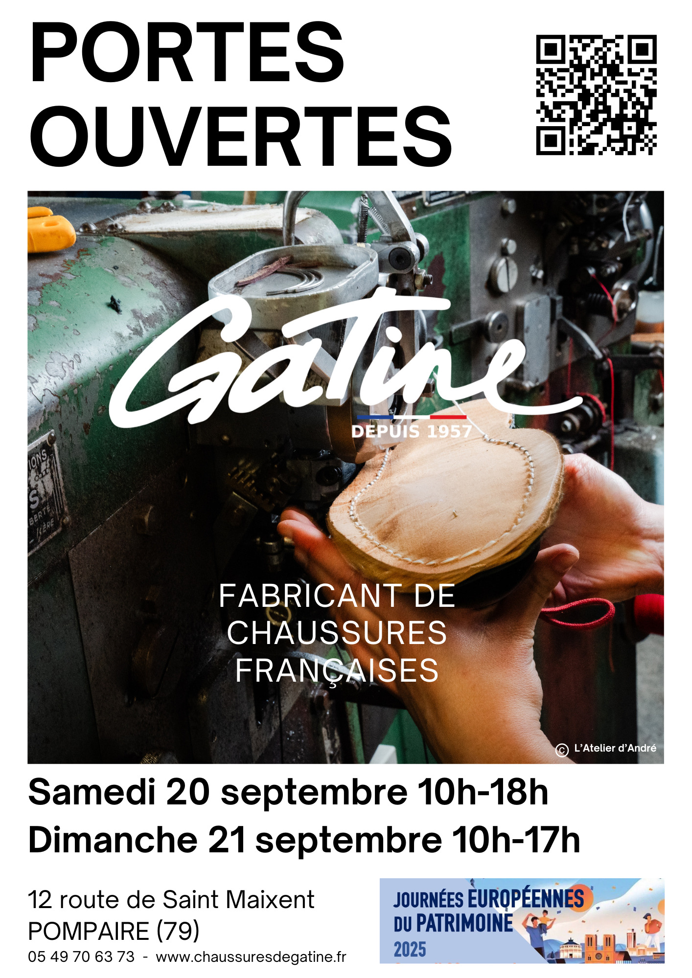 Portes ouvertes de l’atelier Chaussures de Gâtine