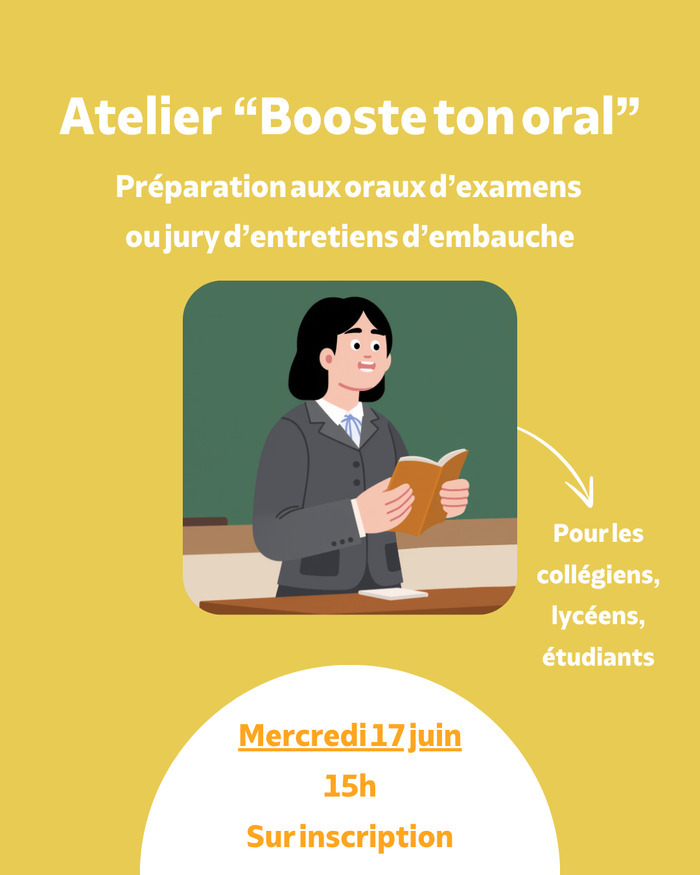 Atelier "Booste ton oral"