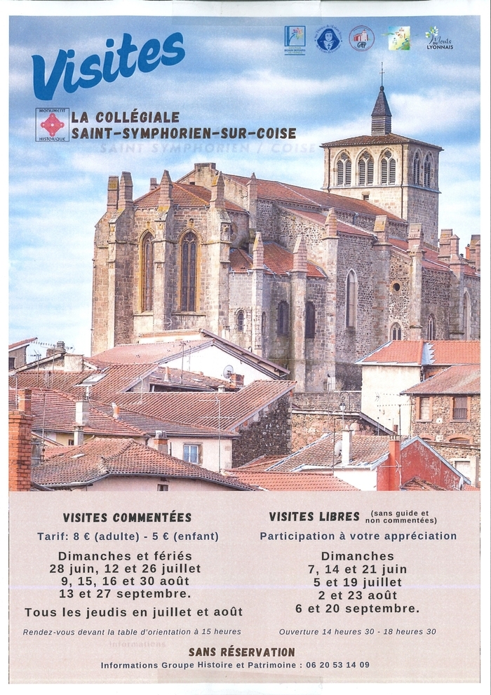 Visite commentée de la Collégiale de Saint-Symphorien-sur-Coise.