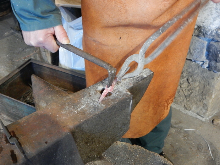 Démonstration du fameux maillage à la forge à l'ancienne