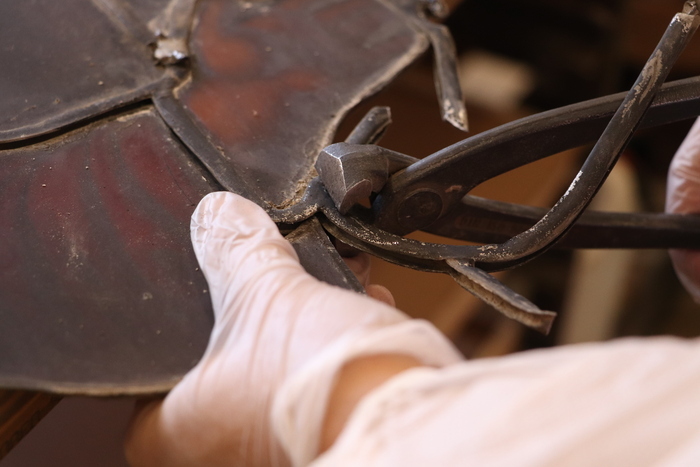 Démonstrations de création et de restauration de vitraux d'art